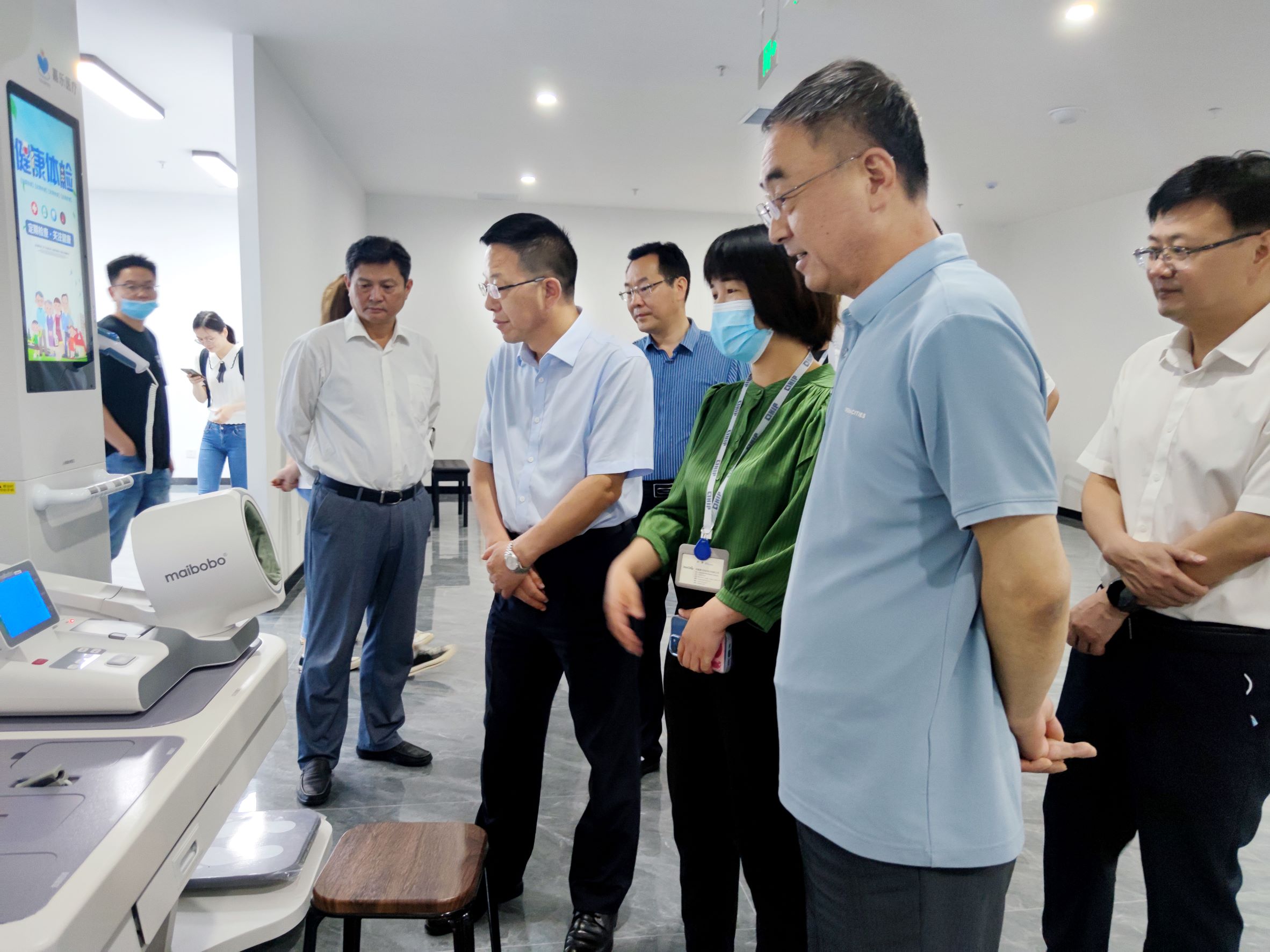 省生态环境督查组莅临新百胜集团科技 (3)
