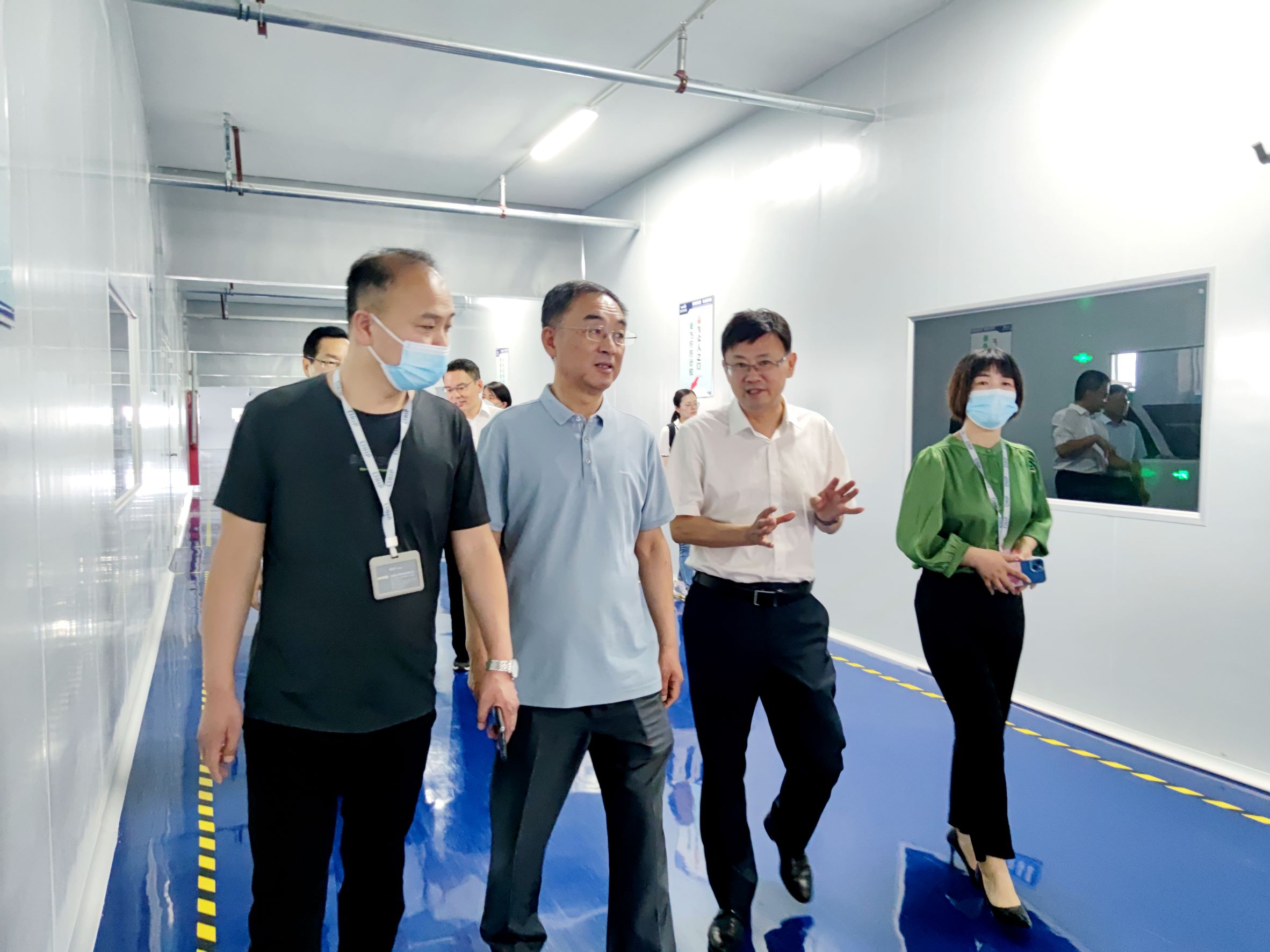省生态环境督查组莅临新百胜集团科技 (6)