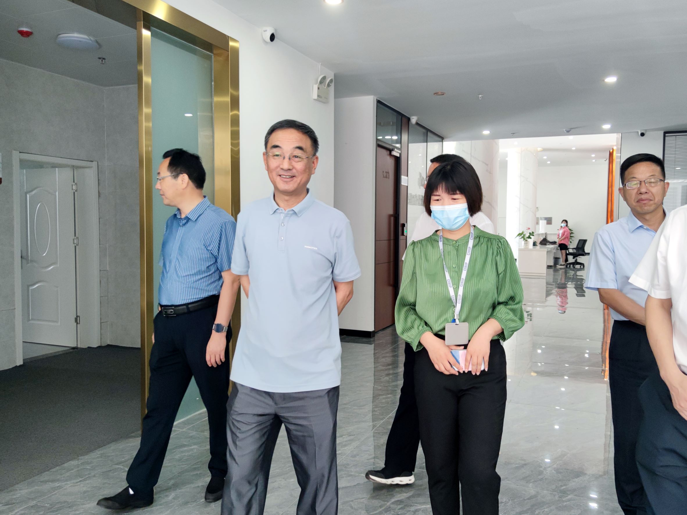省生态环境督查组莅临新百胜集团科技 (8)